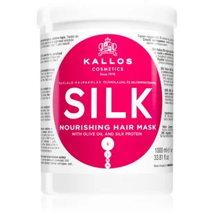 Kallos Maska SILK z JEDWABIEM 1000ml - Maski do włosów - miniaturka - grafika 1
