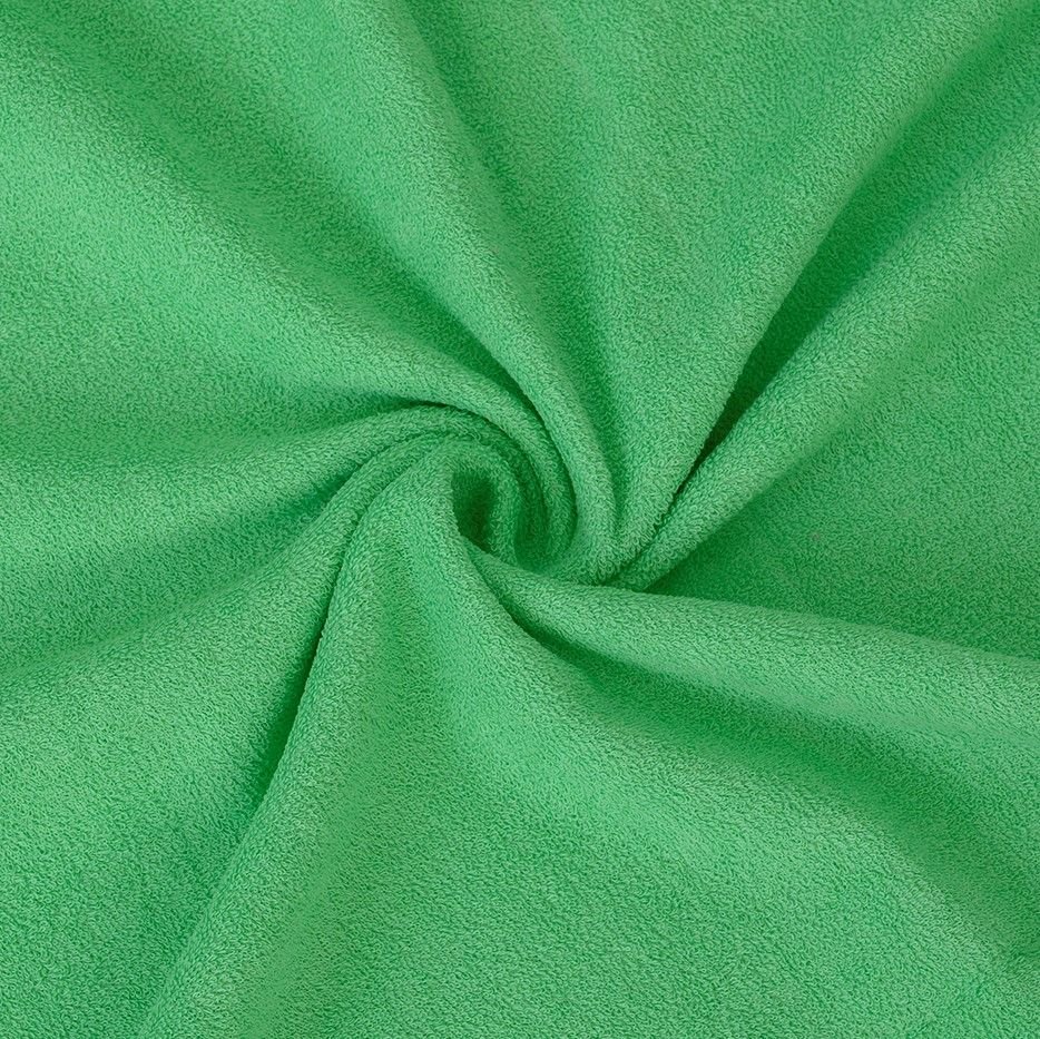 Podwójne prześcieradło frotte 180x200cm zielone