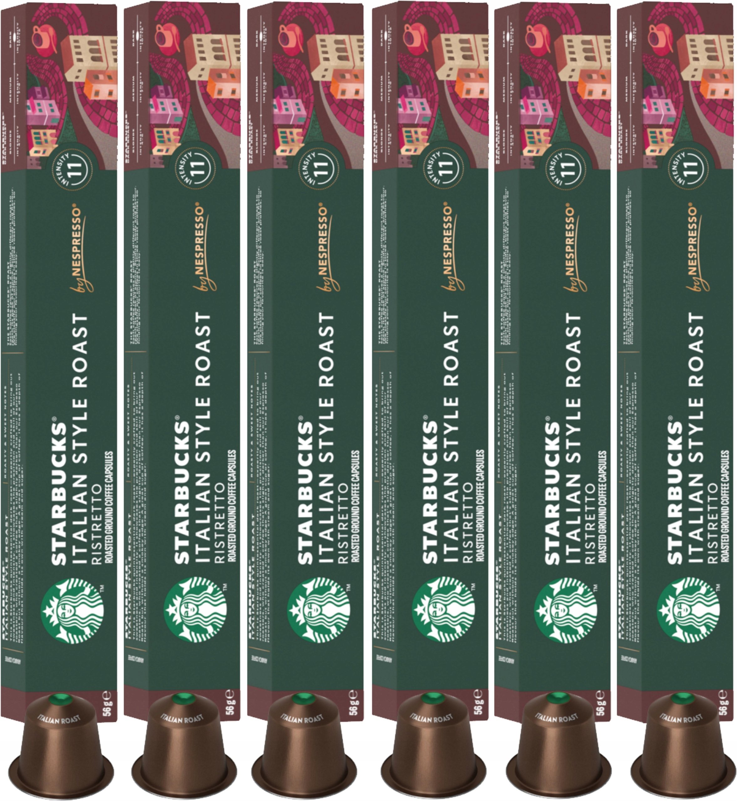 Kapsułki do Nespresso Starbucks Italian Style Roast 6 x 10 kapsułek