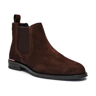 Tommy Hilfiger Skórzane sztyblety - Sztyblety męskie - miniaturka - grafika 1