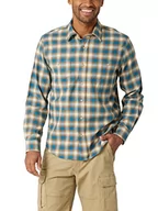 Koszule męskie - Wrangler Authentics Męska koszula flanelowa Cloud z kołnierzem button-down, Celestial, rozmiar 3 X - miniaturka - grafika 1