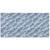 Podkładki na biurko - Duża podkładka na biurko Niebieskie liście 120x60cm, Dywanomat - miniaturka - grafika 1