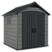 Altany ogrodowe - Domek narzędziowy KETER Premier 757 Szaro-antracytowy - miniaturka - grafika 1
