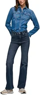 Spodnie damskie - Pepe Jeans Jeansy damskie Willa, Niebieski (Denim-cq6), 25W / 32L - miniaturka - grafika 1
