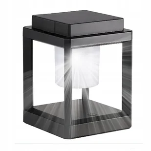 Lampa ogrodowa stojąca Latarnia solarna Słupek 18 cm SuperLED - Lampy ogrodowe - miniaturka - grafika 1