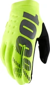 Rękawiczki rowerowe - 100% Rękawiczki 100% BRISKER Glove fluo yellow roz. XXL długość dłoni 209-216 mm NEW - miniaturka - grafika 1