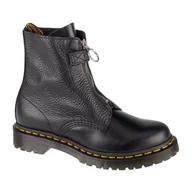 Glany damskie - Buty Dr. Martens 1460 Pascal Frnt Zip DM32054001 czarne - miniaturka - grafika 1