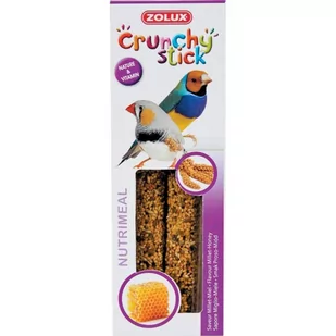Zolux Kolba Crunchy Stick Ptaki Egzotyczne Proso / Miód 85G - Przysmaki dla ptaków - miniaturka - grafika 1