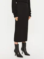 Spódnice - ViCOLO Spódnica ołówkowa 22085S Czarny Regular Fit - miniaturka - grafika 1
