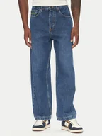 Spodnie męskie - DC Jeansy Worker Baggy ADYDP03093 Niebieski Baggy Fit - miniaturka - grafika 1