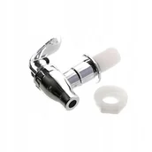 Pojemniki kuchenne - Kranik Kran Plastikowy z Uszczelką do Słoika Słoja Srebrny Napoje - miniaturka - grafika 1