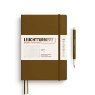 Notesy i bloczki - Notatnik Leuchtturm1917 Medium A5, miękka oprawa, kropki, Spice Brown - miniaturka - grafika 1