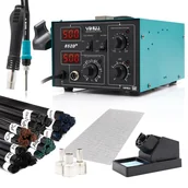 Lutownice - Spawarka Yihua 852D+ z zestawem elementów do spawania plastiku - miniaturka - grafika 1