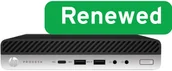 Mini PC - HP RENEW Grade A ProDesk 400 G3 Desktop Mini PC Intel Core i5 i5-7500T 8 GB SSD 256 GB Intel HD Graphics 630 W HPProDesk400G3i57500T8GB256A - miniaturka - grafika 1