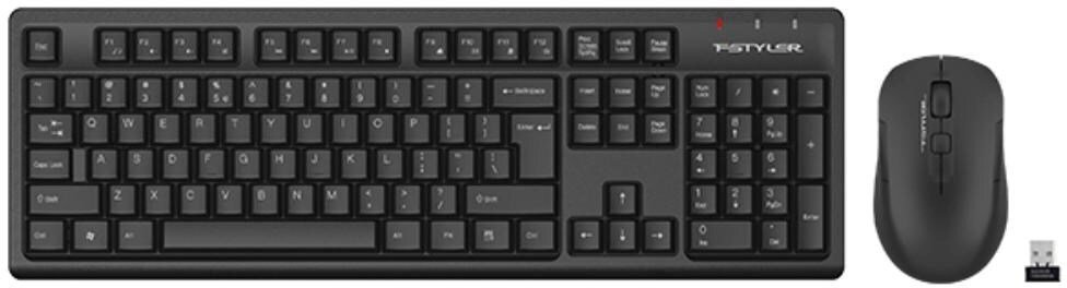 A4tech FG1200 FStyler 2,4G czarny FG1200-BK