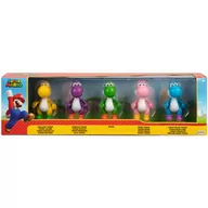 Figurki dla dzieci - BLISTER 5 FIGURAS YOSHI SUPER MARIO BROS 6,5CM - miniaturka - grafika 1