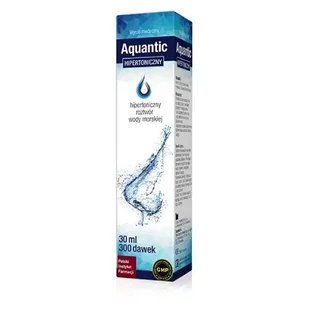 Aquantic, Hipertoniczny Roztwór Wody Morskiej, 30 Ml - Przeziębienie i grypa - miniaturka - grafika 1