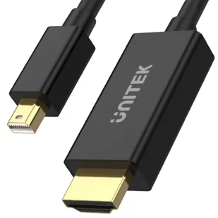 Unitek miniDisplayPort na HDMI 4K 30Hz 2.0m V1152A - Adaptery i przejściówki - miniaturka - grafika 2