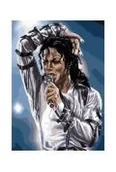 Malowanie po numerach - malowanie po numerach 40x50cm michael jackson, występ 1008974 - miniaturka - grafika 1