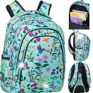 Plecaki szkolne i tornistry - PLECAK SZKOLNY MŁODZIEŻOWY DLA DZIEWCZYN W KWIATY COOLPACK CP - miniaturka - grafika 1