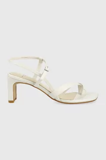 Sandały damskie - Vagabond sandały skórzane LUISA kolor biały - grafika 1