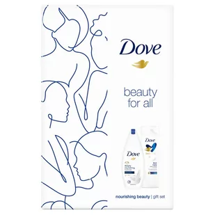 Dove XMASS - Zestaw Blue (Body Lotion Rich Care 250ml + Żel pod prysznic Deeply Nourishing 250ml - Zestawy kosmetyków damskich - miniaturka - grafika 1