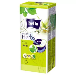 Bella TZMO SA Wkładki higieniczne PANTY HERBS Tilia, 18 sztuk, TZMO 9082205 - Wkładki higieniczne - miniaturka - grafika 1