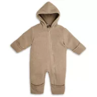 Kombinezony dla dzieci - Lodger Kombinezon zimowy beżowy Teddy Fleece Beige rozm. 68 - miniaturka - grafika 1