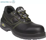 Obuwie robocze - DELTAPLUS JET2 S1P SRC PÓŁBUTY ZE SKÓRZANEGO KRUPONU BARWIONEGO, PODESZWA Z DWUWARSTWOWEGO PU (CZARNY) - miniaturka - grafika 1