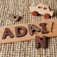 Puzzle - Układanka z imieniem - drewniane puzzle z literami - miniaturka - grafika 1