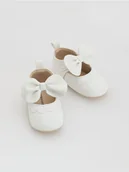 Buciki dla niemowląt - Reserved - Baleriny z imitacji skóry - biały - miniaturka - grafika 1