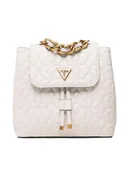 Plecaki - Guess Plecak Elenia (QB) HWQB86 77310 Beżowy - miniaturka - grafika 1