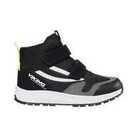 Buty dla chłopców - Viking Century Mid WP 2v, Męskie buty spacerowe dla dzieci i chłopców, Czarna limonka, 26 EU - miniaturka - grafika 1