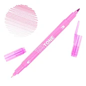 Kredki, ołówki, pastele i pisaki - Marker TOMBOW dwustronny BRUSH PEN TwinTone candy pink różowy - miniaturka - grafika 1