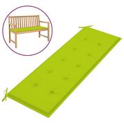 Poduszki ogrodowe - vidaXL Poduszka na ławkę ogrodową, jasnozielona, 150x50x4 cm, tkanina - miniaturka - grafika 1