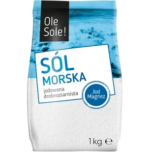 Sante OLE SOLE SÓL MORSKA 1KG SANTE Zakupy dla domu i biura! 41191909 - Przyprawy i zioła sypkie - miniaturka - grafika 1