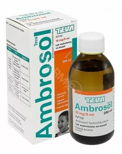 Teva Ambrosol 15mg/5ml 200 ml - Przeziębienie i grypa - miniaturka - grafika 1