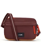 Torby męskie - Antykradzieżowa torba na ramię Pacsafe Go Anti-Theft Crossbody Bag - garnet red - miniaturka - grafika 1
