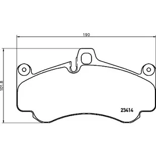 Klocki hamulcowe - komplet BREMBO P 65 032 - Klocki hamulcowe - miniaturka - grafika 1
