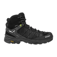 Buty trekkingowe męskie - SALEWA Ms ALP Trainer 2 Mid GTX, męskie buty trekkingowe, Czarny, 43 EU - miniaturka - grafika 1