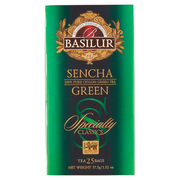 Herbata - Basilur - Herbata zielona Sencha 25 x 1.5 g - miniaturka - grafika 1