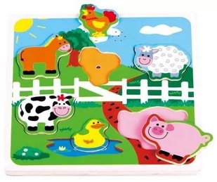Lelin Lelin, puzzle muzyczne Farma - Układanki dla dzieci - miniaturka - grafika 2