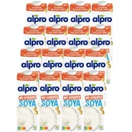 Napoje roślinne - Alpro Napój Sojowy Bez Cukru Zestaw 16 x 1 l - miniaturka - grafika 1