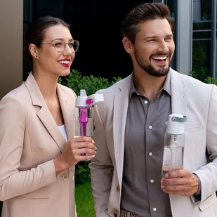 ZESTAW - Butelka filtrująca Dafi SOLID 0,7 l + filtr węglowy + 3 x Filtr do butelki DAFI - Jeansowy - Butelki filtrujące - miniaturka - grafika 6