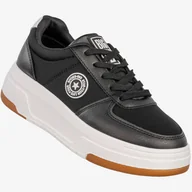 Półbuty damskie - Sneakersy Damskie BIG STAR Ekoskóra Buty Sportowe Półbuty Czarne RR274573 Czarny 41 - miniaturka - grafika 1