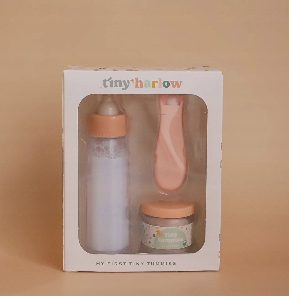 Tiny Harlow Zestaw Tiny Tummies Magiczna butelka i słoiczek