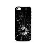 Etui i futerały do telefonów - Etui, iPhone 4s, 4, rozbita szyba czarny - miniaturka - grafika 1