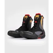 Kimona, stroje i obuwie - Venum Buty Bokserskie Boxing Shoes Elite Storm Grey/Gold - miniaturka - grafika 1