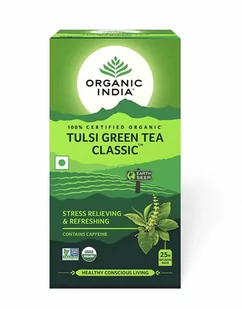 Organic India Tulsi z zieloną herbatą BIO, 25 torebek - Herbata - miniaturka - grafika 1