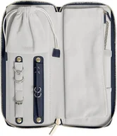 Biżuteria - akcesoria - Pudełko podróżne na biżuterię z miejscem na pierścionki Stackers Pebble granatowe - miniaturka - grafika 1